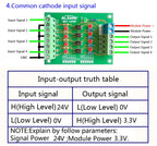 4 Channel Optocoupler Isolation Board Voltage Converter 24V to 3.3V/5V to 24V/12V to 24V Isolated Module PLC Signal Level Board