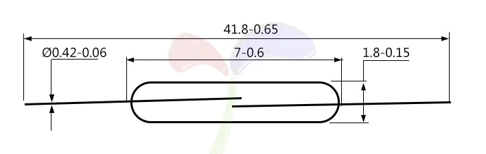 20Pcs/5pcs Reed Switch Magnetic Induction Switch Normally Open Normally Closed NO NC Conversion Sensor Induction 4*28MM 1.8*10