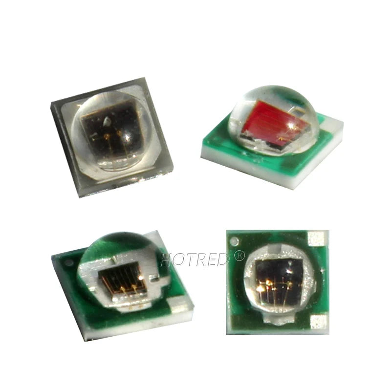 High Power LED Chip IR 730Nm 850Nm 940nm 3W 3535 LED Beads Emitter Light Infrared Radiation Bulb Laser Flashlight Night Vision C