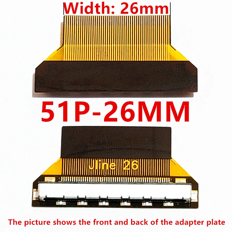 10pcs/FIX 30P to FPC 30P/51P 0.5mm/1.0mm flexible cable interface adapter LCD LED LVDS Cable to FPC FFC adapter board TV plate