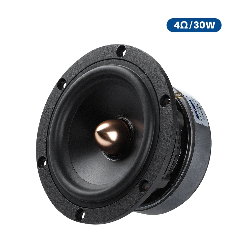 AIYIMA 1Pcs 4 Inch Midrange Bass Speaker 4 8 Ohm 50W Home Theater Woofer Loudspeaker Aluminum Bullet Hifi Mid-woofer Speaker