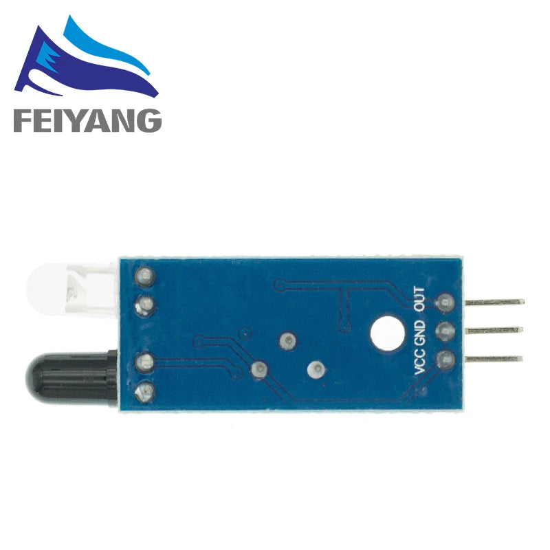 100PCS IR Infrared Obstacle Avoidance Sensor Module Smart Car Robot 3-wire Reflective Photoelectric