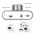 Nobsound Mini Bluetooth 5.0 TPA3116 Digital Amplifier Hifi Stereo Audio Receiver Power Amp 50W+50W Car Sound Amplifiers