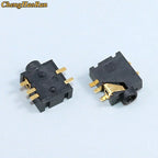 PJ Series 3.5mm Stereo Female Socket with Screw Audio Headphone Jack 3P Vertical Double Channel Connector 393 358 313 306（1-20）