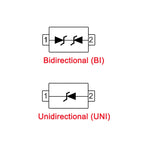 20pcs SMD Transient voltage suppression diode SMBJ3.3A SMBJ5.0A SMBJ6.0A SMBJ6.5A SMBJ7.0A V SMB DO-214AA 600W unidirectional