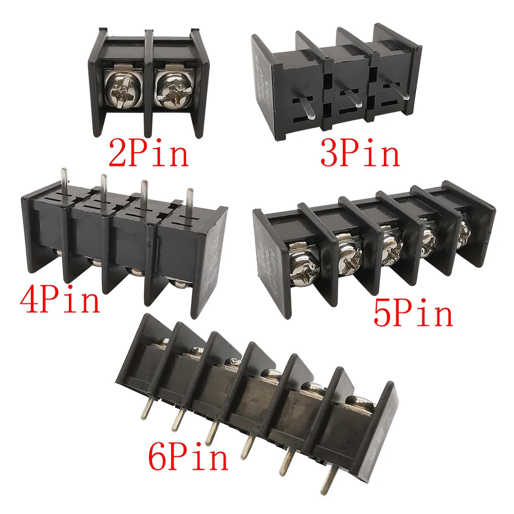 10Pcs KF45-9500 9.5mm PCB Screw Terminals Block Connector 9.5mm Pitch 2/3/4/5/6Pin Straight Pin Barrier Terminal Block Connector