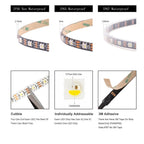 SK6812 RGBW Led Strip Light 4 IN 1 Similar WS2812B 30 60 144 LEDs/m Individual Addressable RGBWW Led Lights IP30 65 67 DC5V