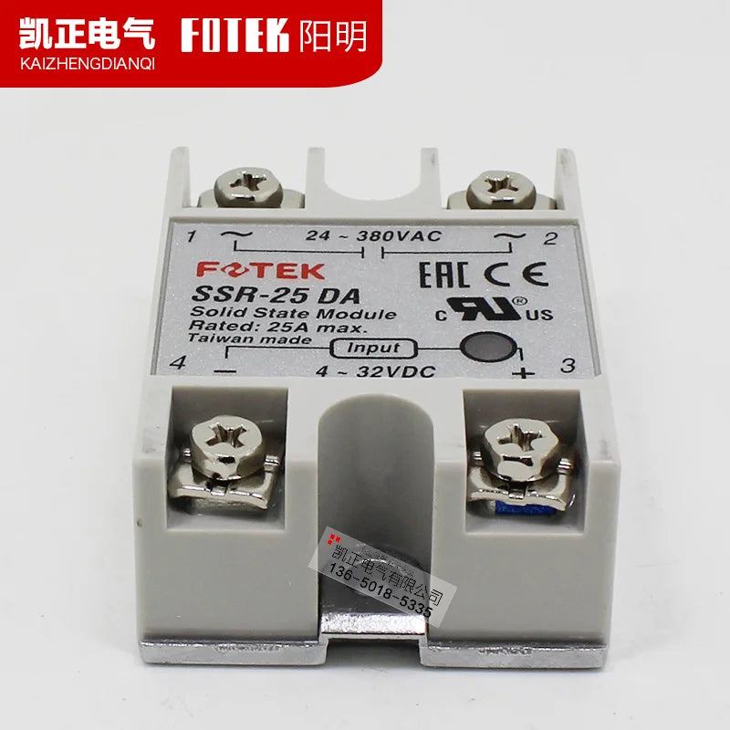 Original authentic Taiwan FOTEK single-phase solid state relay SCR SSR-25DA