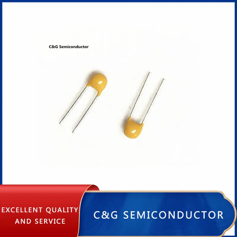 100pcs Multilayer Ceramic Capacitor X7R 100nF 0.1uF 104 50V 2.54mm 10%