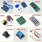 Free Shipping Upgraded Advanced Version Starter Kit the RFID learn Suite Kit LCD 1602 for Arduino UNO R3
