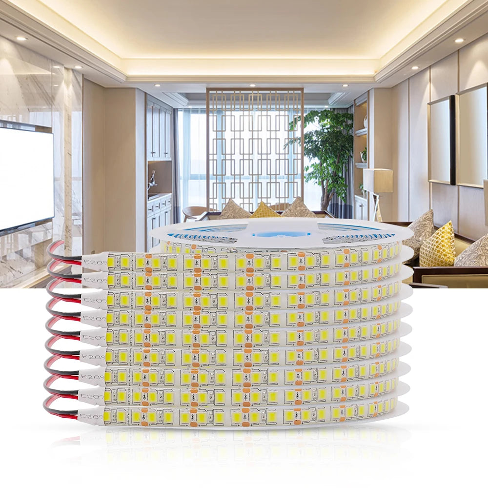 5M LED Strip SMD 5050 5054 LED Tape Waterproof Ribbon Diode 12V 2835 Flexible Neon Lights 60/120Leds/m LED Lights for Room Decor