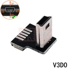 FPV Monitor Standard Mini USB Super Flache flexible FPC Lade Kabel 90 Grad Micro USB Band Kabel 10CM-50CM