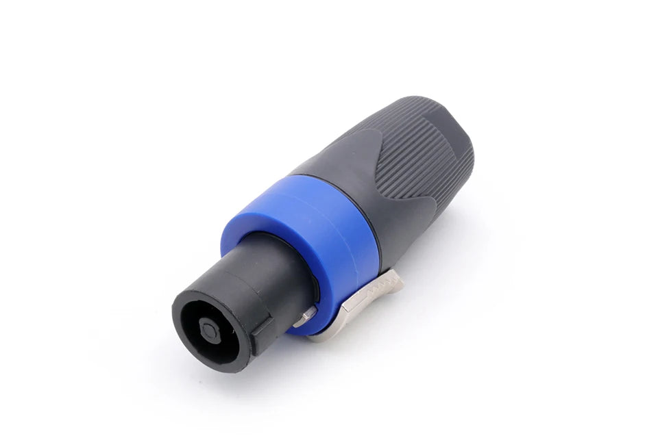 10PCS Speaker Powercon connector NL4FX Speakon 4 Pole Plug Male Professional audio power plug Red&Blue
