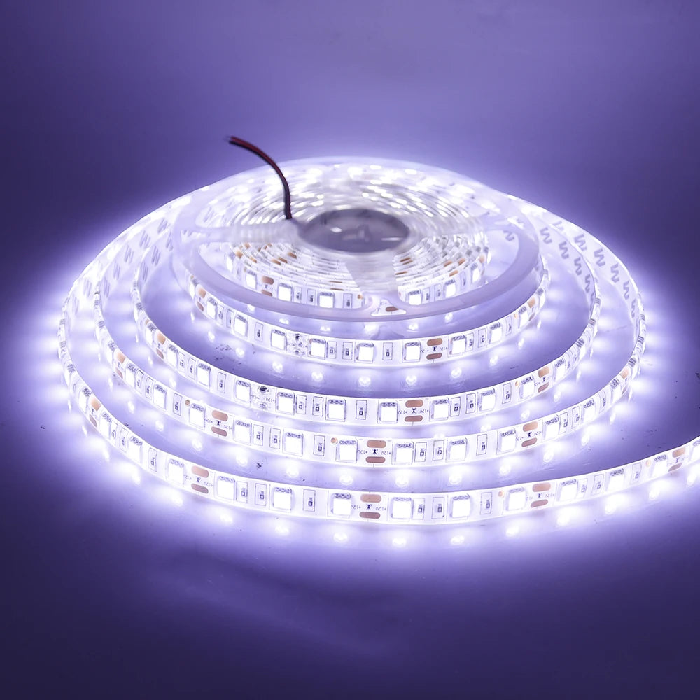 DC 12V Led Strip SMD 5050 5054 2835 Waterproof 6000K 4000K 3000K 60 120 240Leds/m Flexible LED Ribbon Tape Light Strip Lamp 5m