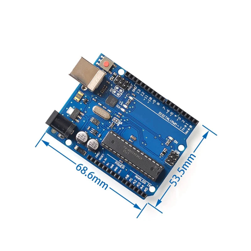high quality One set UNOR3 Official Box ATMEGA16U2+MEGA328P Chip For Arduino UNOR3 Development board + USB CABLE