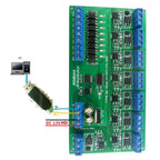 5A DC 6-24V 8I8O Multifunction Modbus RTU MOSFET Module Support 03 06 16 Function Code RS485 Switch Control Board DIN35 Rail Box