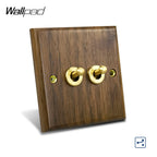 Toggle Wall Switch 1-4 Gang, Solid Wood Frame, EU French Wall Socket, Flush / Surface Mounting, Z6 Wallpad