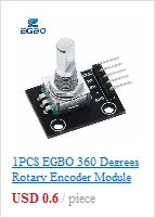 1~20PCS EGBO Rotary Encoder Module for Arduino Brick Sensor Development Round Audio Rotating Potentiometer Knob Cap EC11