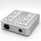 EU06B 6 bits European EMI high frequency power filter power outlet Advanced Audiovisual AC Power Purifier Filter EU Power Socket