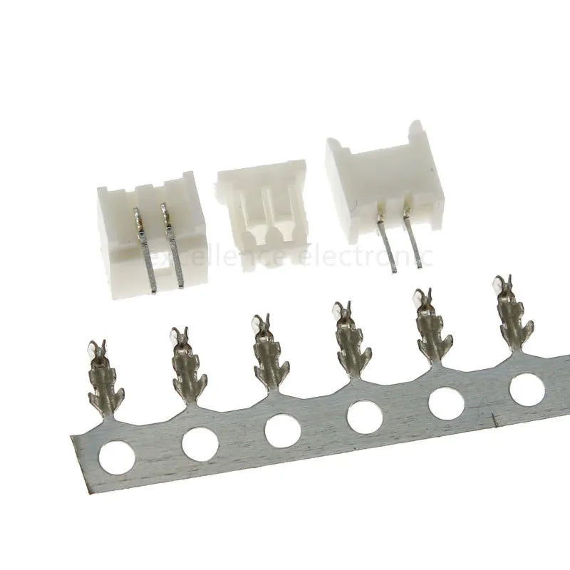 10Sets 1.25mm Pitch Micro JST Connector Kit Pin Header Housing Terminal 2-10Pin PCB Mount Wire to Board Connection Plug Socket
