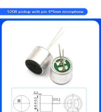 10PCS Condenser pick-up Microphone 9x7mm 9767 9x4.5mm 9745 6x5mm 6050 6x2.2mm 6022 4.5x2.2mm 4522 4x1.5mm 4015 MP3 Accessories