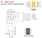 5Pcs 0.28 Inch Digital Tube LED Display 1Bit 2Bit 3Bit 4Bit Display Common Anode / Cathode 0.28"/0.36"/0.4"/0.56" 7 Segment Red