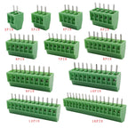5/10Pcs KF128 2.54mm PCB Screw Terminal Block Connector KF-128 2P 3P 4P 5P 6P 7P 8P 9P 10P 12P 16Pin Wire Terminals Mini 150V 6A
