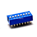 35PCS/LOT Dip Switch Kit In Box 1 2 3 4 5 6 8 Way 2.54mm Toggle Switch Snap Switches Mixed Kit Each 5PCS Combination Set