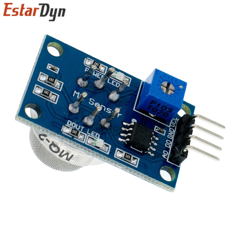 Estardyn MQ-2/MQ-3/MQ-7/MQ-135 Gas Sensor Module Smoke Methane LPG Leakage Detector for Smart Home Gas Alarm DIY Kit