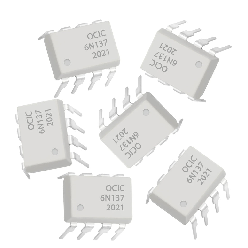10PCS Optocouplers 6N137 6N137M EL6N137 DIP8 DIP-8 Optoisolator Opto Coupler New and Original  IC In Stock Chanzon