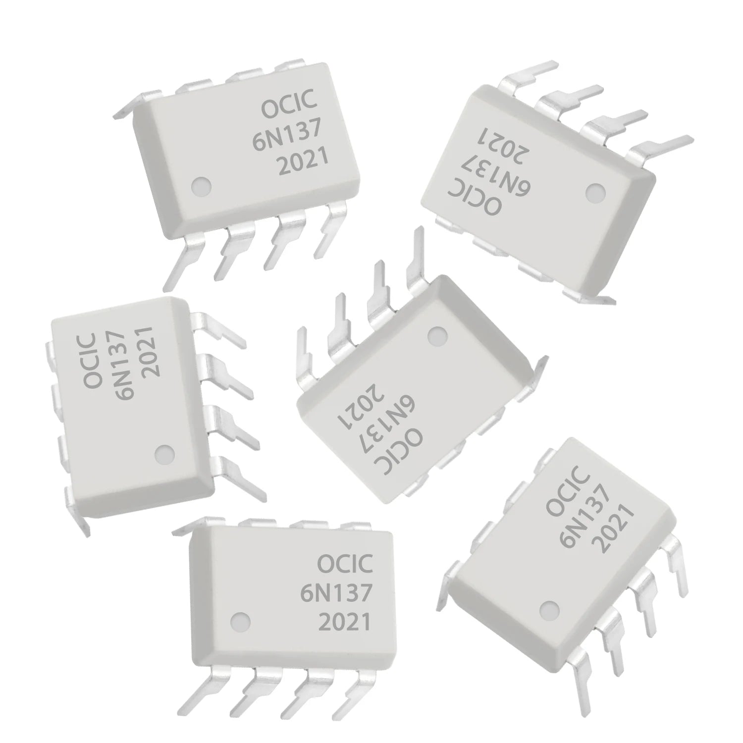 10PCS Optocouplers 6N137 6N137M EL6N137 DIP8 DIP-8 Optoisolator Opto Coupler New and Original  IC In Stock Chanzon