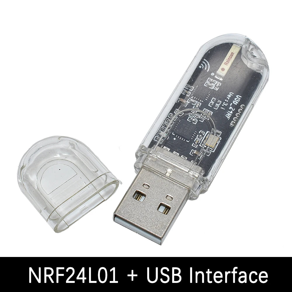 USB NRF24L01+ 2.4G wireless data transmission module 2.4GHz NRF24L01 upgrade version TTL NRF24L01 For Arduino