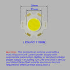 LED Source Chip Light Spotlight Downlight Lamps COB Light Bulb beads integrated surface chip board 3W5W7W10W12W15W18W20W30W50W