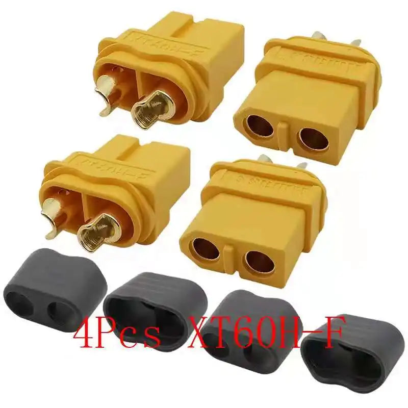 XT60E XT60H RC Lipo Battery Male Female Bullet Connectors with Sheath Housing XT60E1-M Power Plug XT60H-F Jack RC Drone Adapter