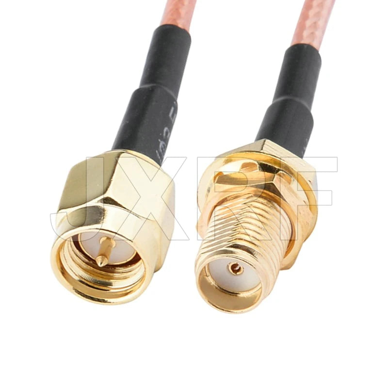 Factory Sales RF Coaxial Cable SMA to SMA Connector SMA Male to RP-SMA Male Jack RG316 Pigtail Cable 15cm