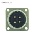1 Set 4 Pin MS5015 Military Standard Aviation Electricity Plug MS3108A-18-10S/P MS3102A Straight Elbow Male Female Connector