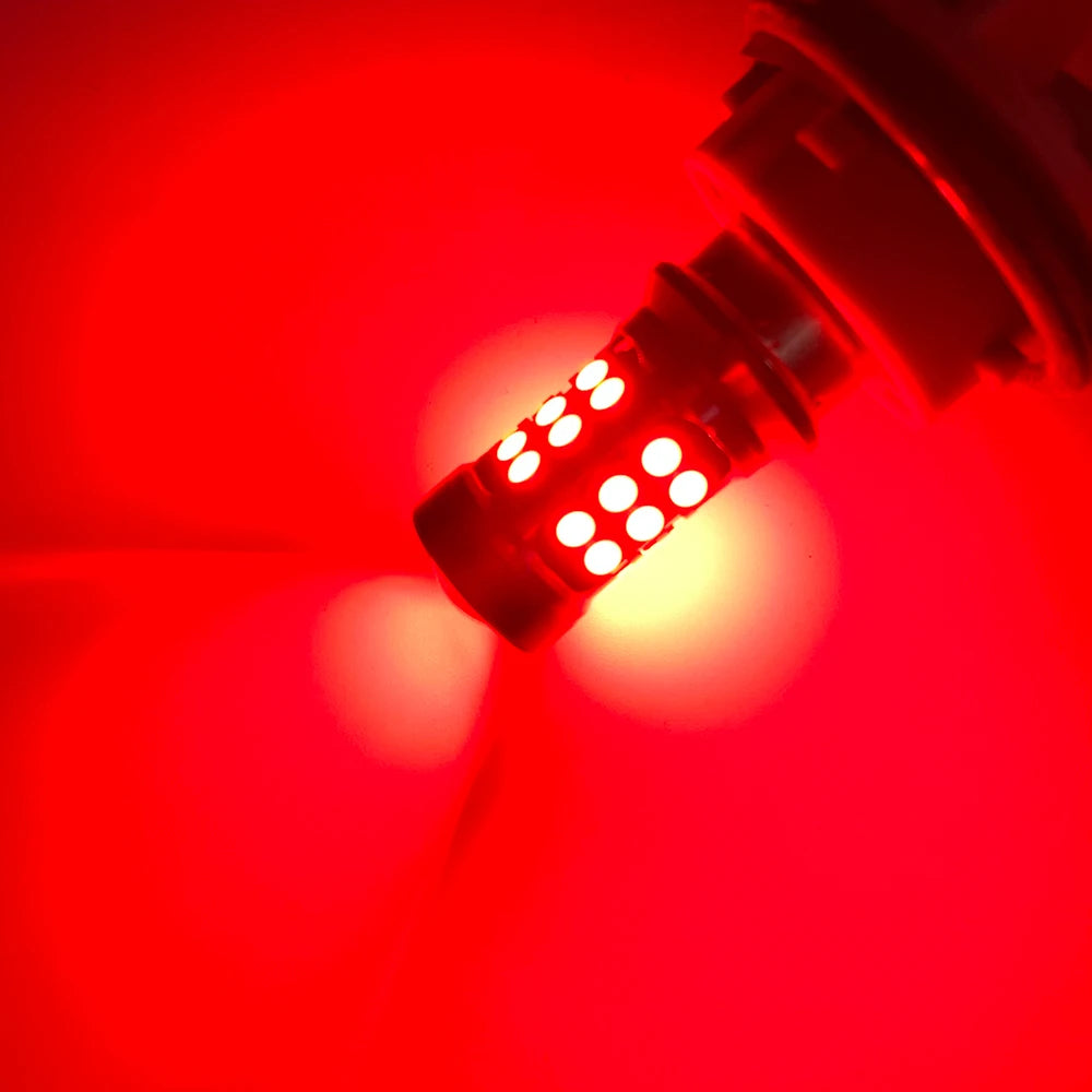 2X P21W led 1156 T20 W21/5W 7443 P21/5W 1800LM W21W Car Bulb 7440 BA15S BAY15D PY21W Auto DRL Light White 1157 LED Brake Light