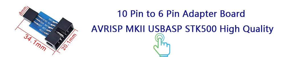1PCS~5PCS EGBO USBASP USBISP AVR Programmer USB ISP USB ASP ATMEGA8 ATMEGA128 Support Win7 64