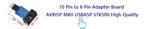 1PCS~5PCS EGBO USBASP USBISP AVR Programmer USB ISP USB ASP ATMEGA8 ATMEGA128 Support Win7 64