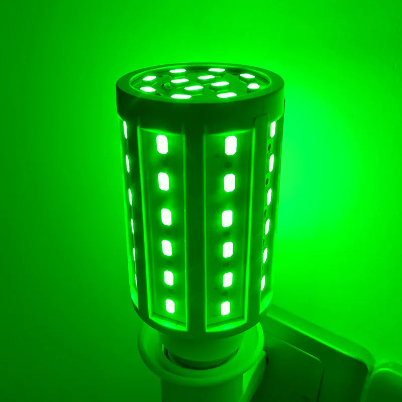 5W 10W 15W 20W E27 LED Bulb SMD5730 Corn Bulb Lamps Red Yellow Bule Pink Green Garden Lawn Landscape Decorative Light Bulbs