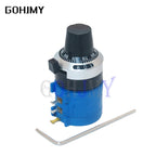 1Set 3590S Precision Multiturn (1PCS Potentiometer 10 Ring Adjustable Resistor+1PCS Turns Counting Dial Rotary 6.35mm Knob)