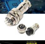 1Set GX16 2/3/4/5/6/7/8/9 Pin Male & Female 16mm L70-78 Circular Aviation Socket Plug Wire Panel Connector