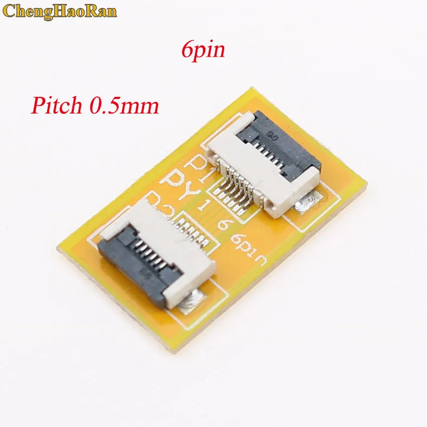 ChengHaoRan 1pc FPC FFC Flexible Flat Cable Extension Board 0.5 Pitch 6pin 10pin 12pin 24pin 30pin 40pin 50pin 60pin Connector