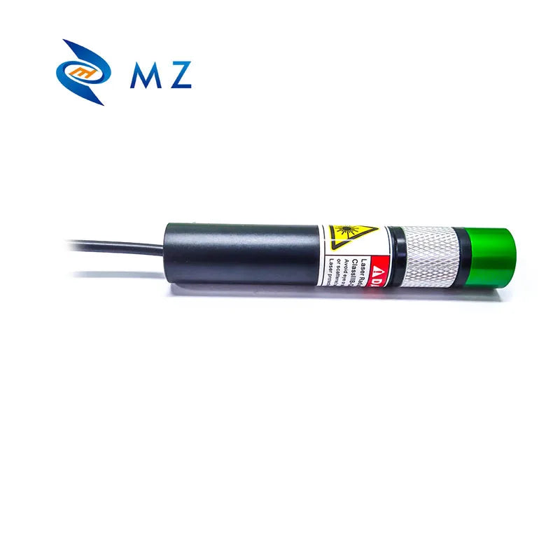 Adjustable Focusing D18mm 520nm 80mw 5/12/24V Green Line 110DEG Laser Diode Module Industrial Grade CW Drive Type