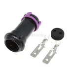 1 Set 813972926 813972923 2 Pin Male Female Circular Waterproof Fog Lamp Plug Connector For Car Toyota Mazda Rx7