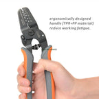 IWISS Mini Micro Open Barrel Crimping Tools Crimper Terminal Pliers for 28-20AWG JAM, Molex, Tyco, JST Terminals and Connectors