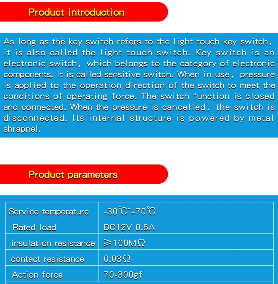 50PCS Momentary Tactile Push Button Click Switch 6X6mm 4.3mm-17mm H=4.3mm 4.5mm 5mm 6mm 7mm 8mm 9mm 10mm 13mm 14mm 4Pin Switch
