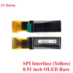 0.91 Inch OLED Module 0.91" Screen White/Blue/Yellow 128X32 LCD LED Display Module IIC I2C SPI Interface SSD1306 for Arduino