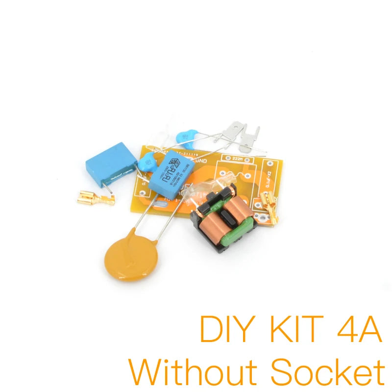 MOFI Gold-Plated AC Power Tail Plug-In 10A EMI Filter Socket For HiFi  Audio（New Design）