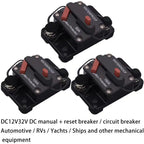 Brand 30A 40A 50A 60A 70A 80A 100A 120A 150A 200A 250A 300A AMP Circuit Breaker Fuse Reset 12-48V DC Car Boat Auto Waterproof